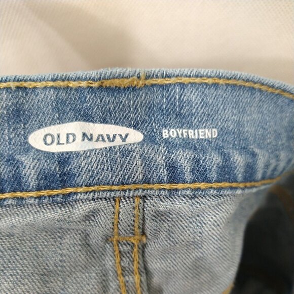 Old Navy Cut Off Boyfriend Bleach Spatter Denim Jean Booty Shorts Women Size 2 - Picture 3 of 5